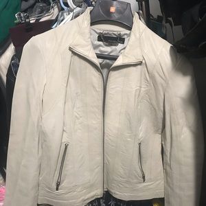 Wilson’s Leather cream leather jacket